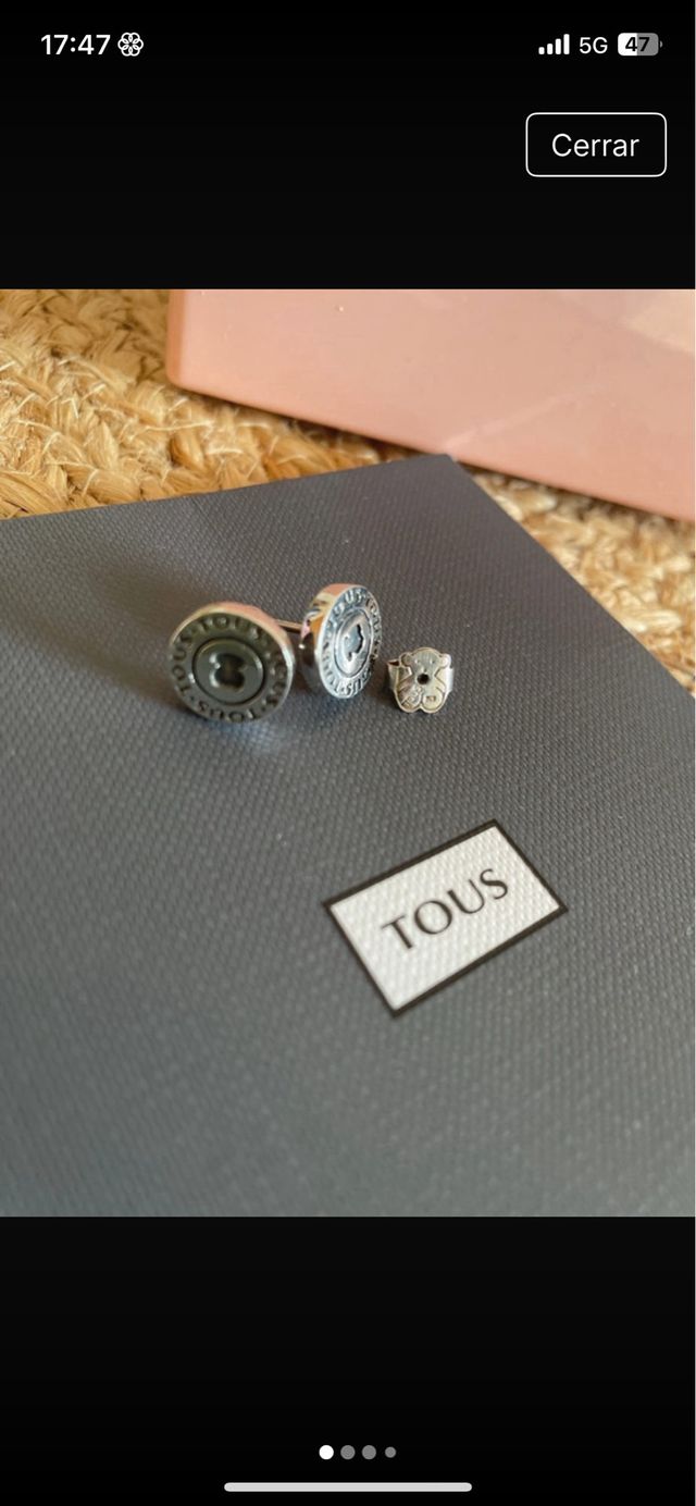 Pendientes TOUS plata