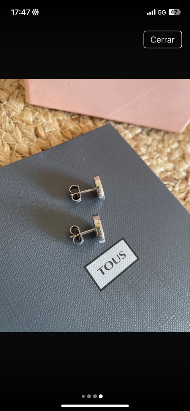 Pendientes TOUS plata