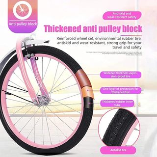 Bicicleta Plegable HerfsT 20" color Rosa - NUEVA .