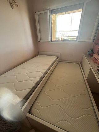 Cama nido + escritorio infantil