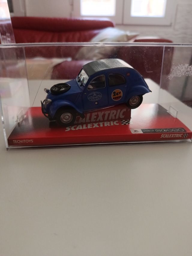 Scalextric Citroën 2 CV de solo probar el coche