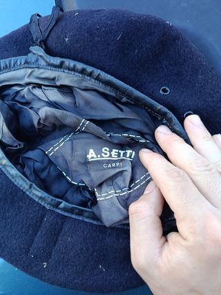 Berretto Basco Militare A.Setti