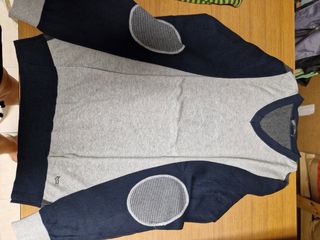 Maglione Gas blu e grigio