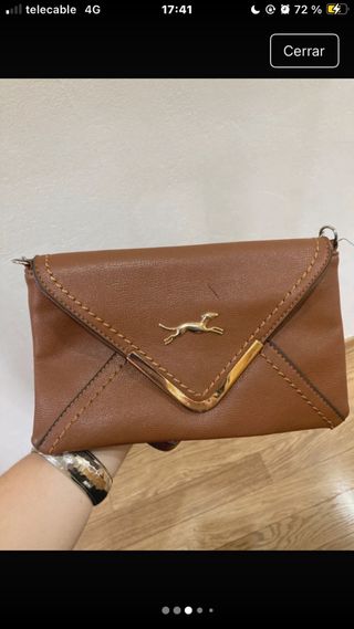 Bolso marrón bandolera