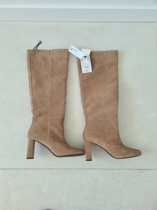 Botas Zara beige - talla 39