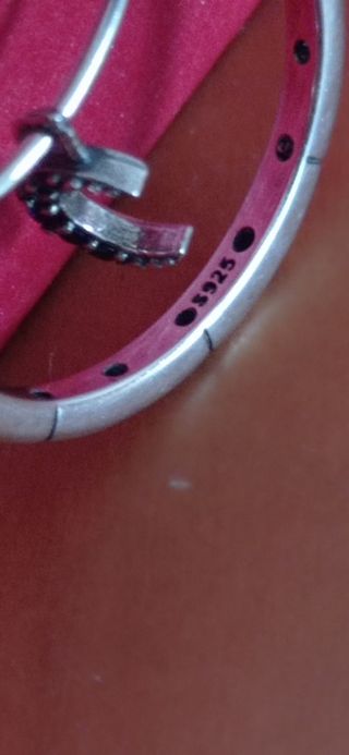 Aros plata con luna y estrella.