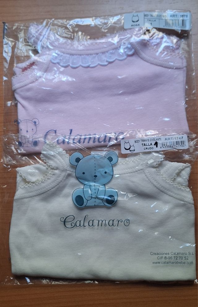 2 Bodies Calamaro bebé niña talla 1m 