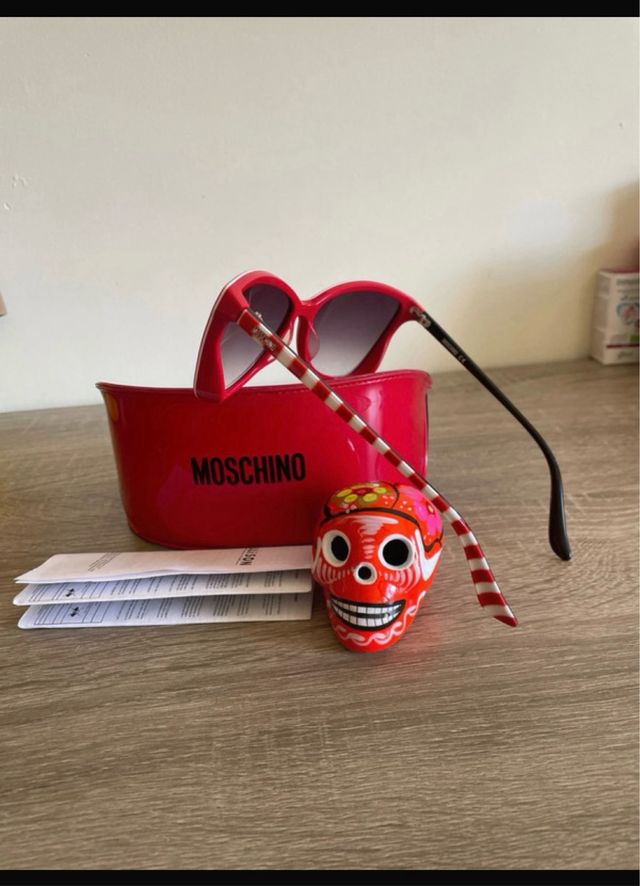 Gafas Sol MOSCHINO rojas
