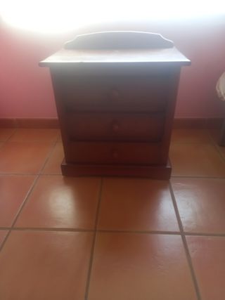 Cabezal cama 105cm + mesita