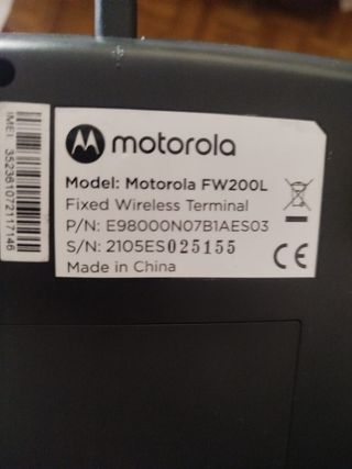 Teléfono Motorola FW200L - Negro