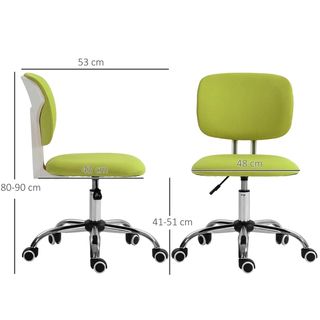Sedia da ufficio girevole verde