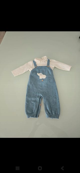 Conjunto bebé 3-6 meses.