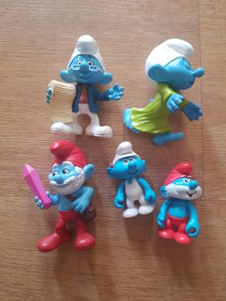 5 Figuras Pitufos