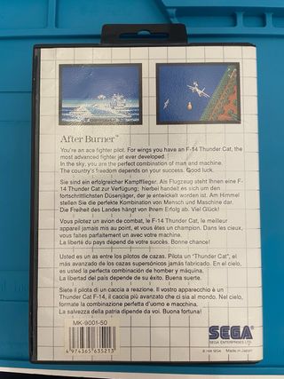 After Burner - Sega Master System (SOLO CAJA)