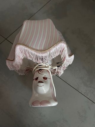 Lampade Comodino Rosa - Ceramica