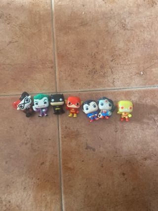 8 Mini Funko Pop DC Comics