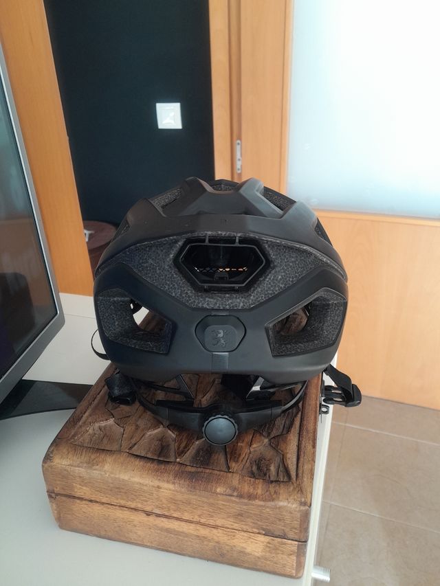 Casco bici Van Rysel negro modelo road r500