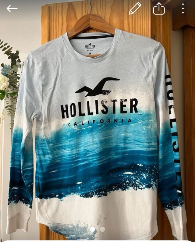 3 Camisetas Hollister XS - 8€