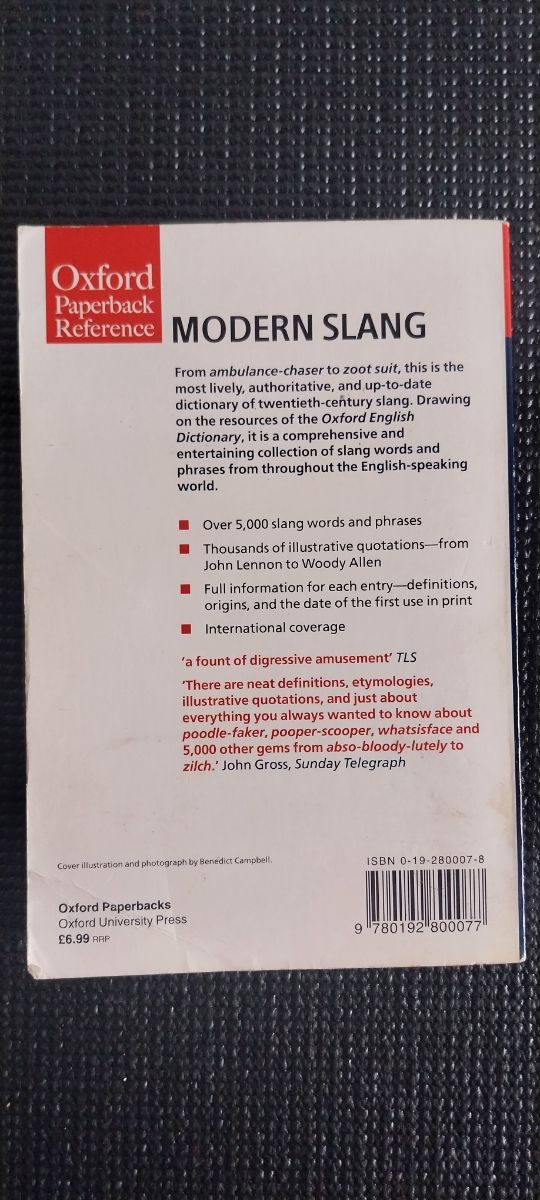 The Oxford Dictionary of Modern Slang (Oxford Q...