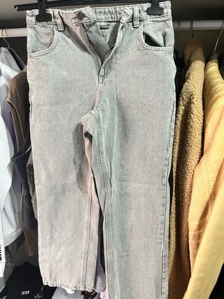 Jeans baggy grigio chiaro ragazza 13 anni