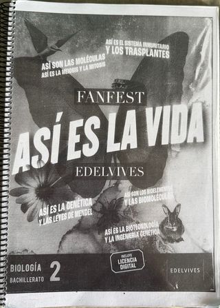 libro de ciencias 2 bachillerato
Así es la vida