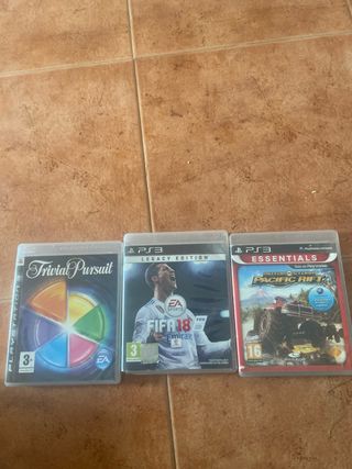 3 giochi per PS3: FIFA 18, MotorStorm, Trivial Pursuit