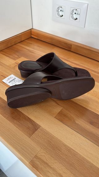 Sandalias Zara marrón - talla 37