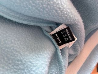 Chaqueta universitaria azul Shein