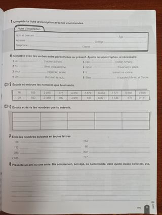 Expérience 2. Exercicies