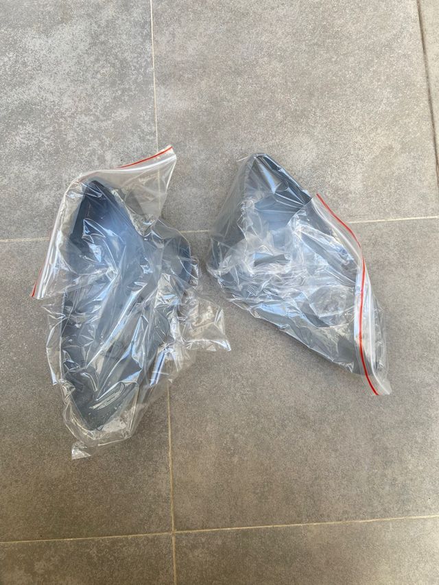 2 Carcasas Retrovisores Grises Volkswagen Touran