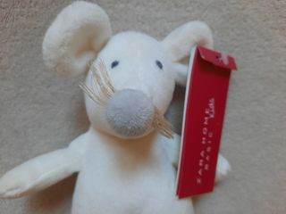 Ratón Zara Home Kids - Peluche Blanco