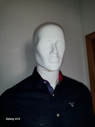 Camisa Gant negra - manga larga