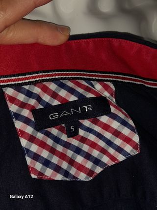 Camisa Gant negra - manga larga