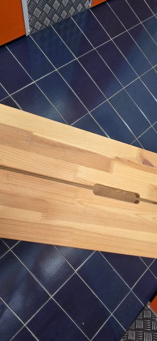 Banco madera maciza almacenaje