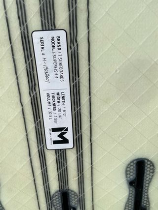 Tabla surf SF4 - 6'0" - 32.5L