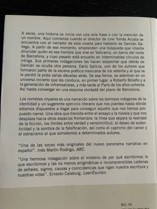 Los nombres impares
