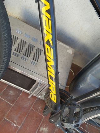 Bicicleta Decathlon negra