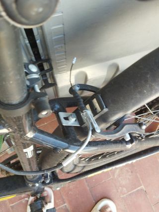 Bicicleta Decathlon negra