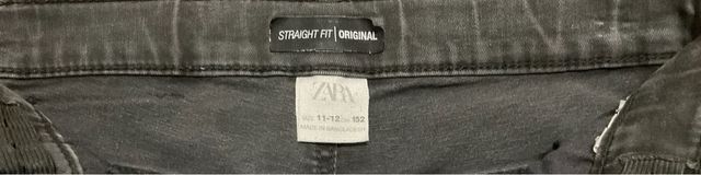 Shorts vaqueros negros niño