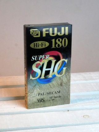VHS Fuji SHG 180 - Cinta de Vídeo