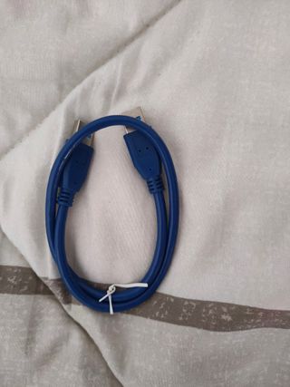 Cable USB-A a USB-A Azul