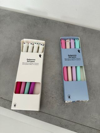 Set penne gel glitter 4 colori