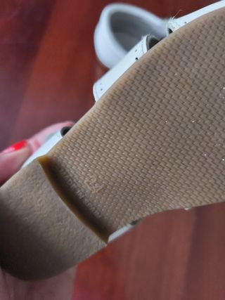 Sandalias blancas niña talla 24