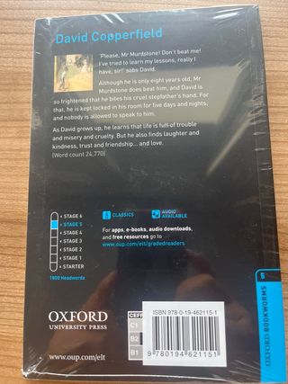 Libro David Copperfield. En inglés. Del Luyfe