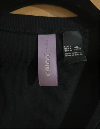 Camiseta sin mangas negra Colcci talla L