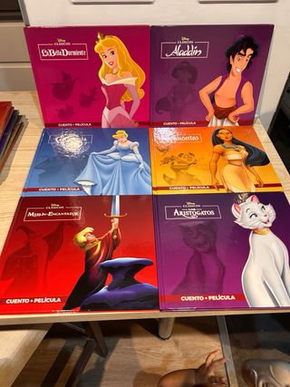 Coleccion de cuentos Disney + DVD de la película.
