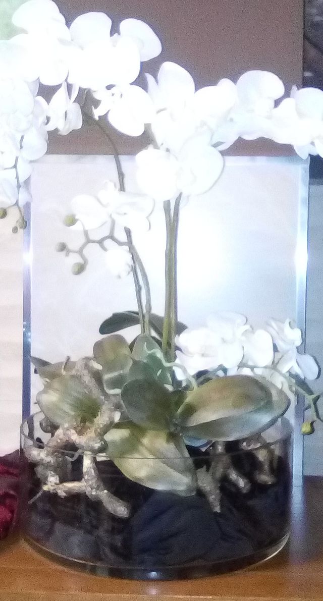 Recipiente cristal centro floral