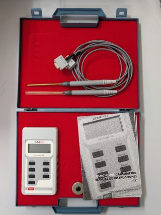 Gaussmeter GM08: Nuevo, 2 sondas