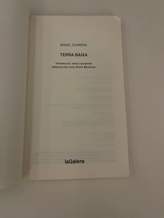 Terra baixa - Àngel Guimerà