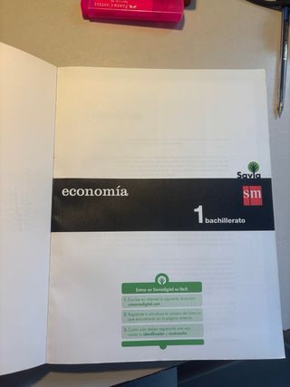 Economía. 1 Bachillerato. Savia (Spanish Edition)